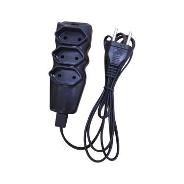 Imagem de Extensao Cabo PL 2X0,75 1,5 Metros Preta 94