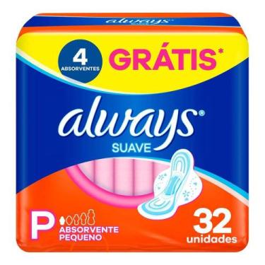 Imagem de Absorvente Always Super Proteção Suave com abas 32 Unidades, 32
