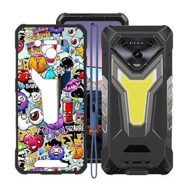 Imagem de WXPPJ Capa de telefone para Ulefone Armor 34 Pro Cover (17.7 cm), proteção à prova de choque silicone macio TPU preto amortecedor traseiro para Ulefone Armor 34 Pro (17.7 cm) - capa preta - várias
