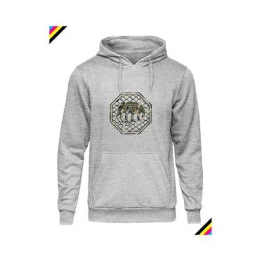 Imagem de Moletom com capuz UFC Camo The Cage MMA Octagon para homem - Lightbek 