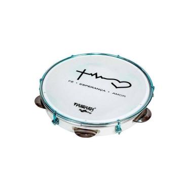 Imagem de Pandeiro Abs Branco 10 Pele Leitosa - Batimento Spanking