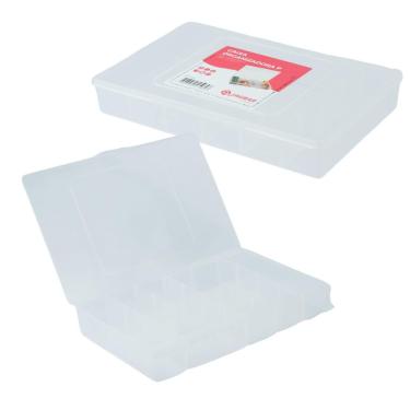 Imagem de Caixa Organizadora Plástico 22,5x4cm 12 Divisórias - Tudo em Caixa