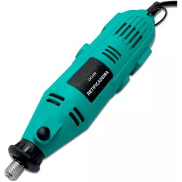 Imagem de Mini Retífica Profissional, 135W, 6 Velocidades, 32000 RPM, Kit 150 Acessórios, Verde
