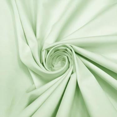 Imagem de 1 Metro de Tecido Percal 180 Fios Para Lençol Algodão (180 fios, Verde)