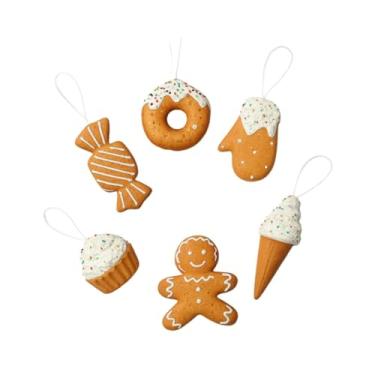 Imagem de CarpNettore Conjunto de 6 Enfeites de Natal para Pendurar, em Formato de Especiarias, Centros de Mesa E Bolas de Jardim.