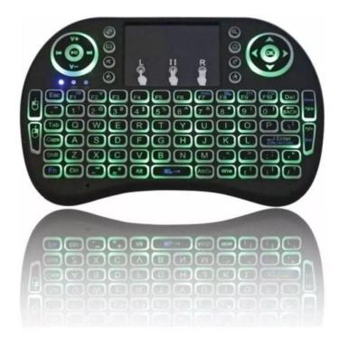 Imagem de Mini Teclado Wireless Mini Keyboard Usb Sem Fio Com Touch