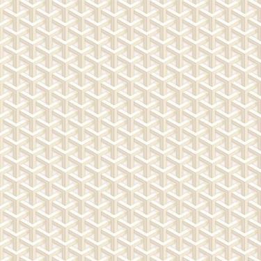 Imagem de Papel De Parede Fiesta Modern Triângulos 3d Creme 543251 Fiesta Modern 543251