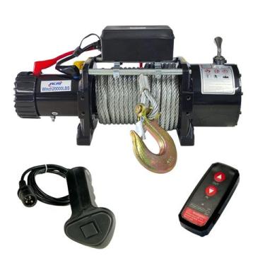 Imagem de Guincho Eletrico 12V 20000LBS/9070Kgs com Cabo de Aco GE9070-1 ACM TOO