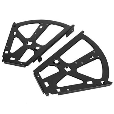 Imagem de Mingzhe Dobradiça para Sapateira Com 2 Camadas e Suporte Basculante Em Aço Sólido, Cor Preta, Aumenta a Capacidade do Armário para Organização de Sapatos