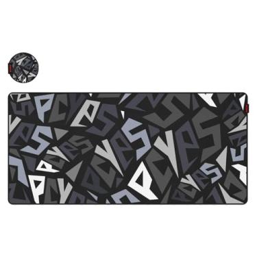 Imagem de MOUSE PAD GAMER PCYES SIGNATURE EXTENDED BLACK VULCAN - 900 X 420 - PMS90X42BV