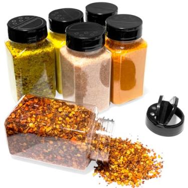 Imagem de Frascos De Vidro ReforçAdos Para Condimentos Com Tampas De Bambu Duplamente Seladas Para Armazenamento E Rotulagem De Sal — Frascos Para Condimentos, Frascos De Bambu Selados(6)