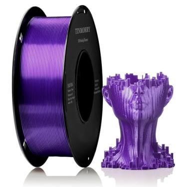 Imagem de Filamento PLA 1,75 mm, filamento de impressora TINMORRY 3D, 1 kg (2,2 lbs), compatível com impressora 3D Bambu FDM, roxo seda