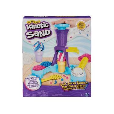 Imagem de Estação Expressa De Sorvete + 396g Areia - Kinetic Sand