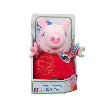 Imagem de Minha Primeira Pelúcia Bebe Sensorial Com Som - Peppa Pig