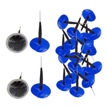 Imagem de Aymzbd Kit com 24 Reparos de Pneus com Tampões Tipo Cogumelo para Bicicletas, Automóveis, Ônibus E Motos, 8mm X 8cm