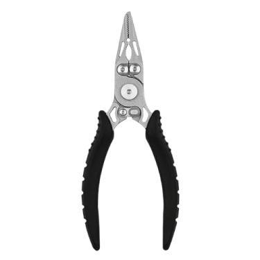 Imagem de Alicate de Pesca Alumínio Anel Dividido Removedor Gancho em Água Salgada Profissional -ferrugem com Fivela Bloqueio Cabo