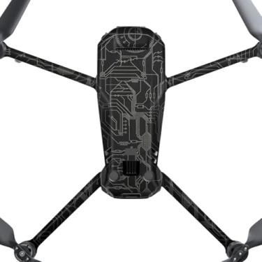 Imagem de Película antiarranhões Mavic 3 Pro para DJI Mavic 3 Pro Premium Adesivo Protetor Filme Fotográfico Equipamento de Vídeo Acessórios Decalques (Circuit Titanium, para DJI Mavic 3 Pro)