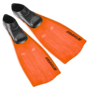 Imagem de SEASUB Nadadeira de Mergulho Laranja, Sapata Anatômica Reforçada (Laranja, BRA 31/33)