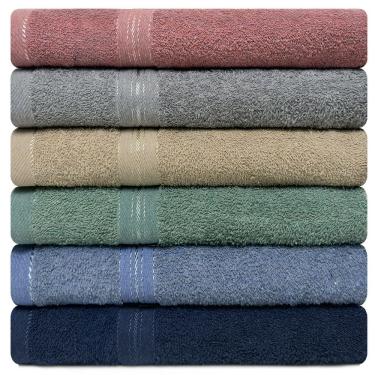 Imagem de Jogo de Toalha de Banho 6 peças Camesa Celeste Ecoblend 370g/m²