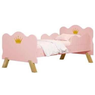 Imagem de Cama Infantil Realeza Rosa Princesa - Loja Tigo