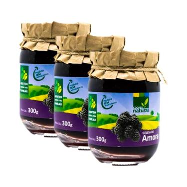 Imagem de Kit 3X: Geleia Amora 100% Fruta Orgânico Sem Açúcar 180g