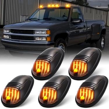 Imagem de SHINEFIT Luzes de liberação de cabine LED para 1988-2002 C/K Seires C1500 C2500 C3500 K1500 K2500 K3500 Cabine Top Cabine Luzes de teto