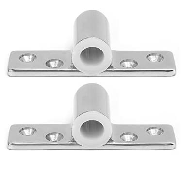 Imagem de Acouto Oarlock Socket Side Mount 316 Par de Aço Inoxidável Marine Oarlock Sockets Mirror Polish Finish 1/2in Shank Acessórios para Barcos Esportes e Atividades Ao Ar Livre/Náutica e Vela