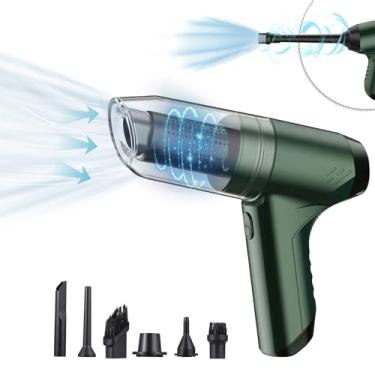 Imagem de Manual sem fio 19000Pa Aspiração Potente 3 em 1 Soprador Bomba Limpador 120W Alta Potência Húmido e Seco Escova Portátil Recarregável de Mão