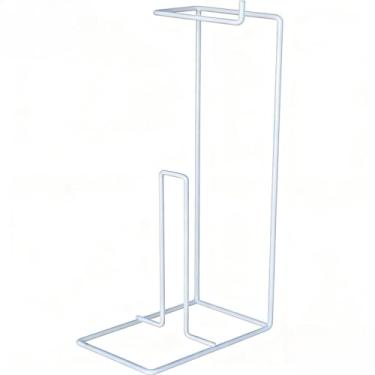 Imagem de Porta Papel Higienico de ChãO，Comporta TrêS Rolos de Papel Toalha，FáCil de Usar，Deixe o Banheiro Mais Arrumado e Esteticamente AgradáVel(Branco)