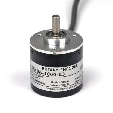 Imagem de 1 peça Endocer rotativo incremental universal de 40 mm OD série E6B2 codificador rotativo tipo magnetoeletricidade 6 mm eixo sólido 5000PPR (500 PPR, Magneto Electric_5V Drive Output)