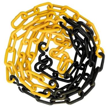 Imagem de Corrente De Plástico Para Água Calha Sinalização 100 Metros Elo Grande