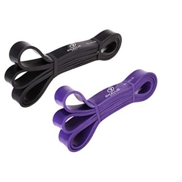 Imagem de Kit Super Bands Media 2.1 e Forte 3.2 Elástico Extensor Bravus Sport