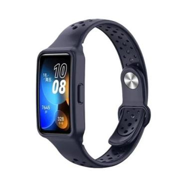 Imagem de Pulseira Esportiva De Silicone Respirável Para Huawei Band 10 9 8 7 6,