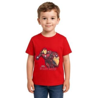 Imagem de Camiseta Infantil Menino Super-Heróis Brandili-Masculino