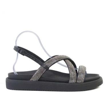 Imagem de SANDÁLIA PAPETE PRETA GLAMOUR C 30380 0068 0001 ANACAPRI-Feminino