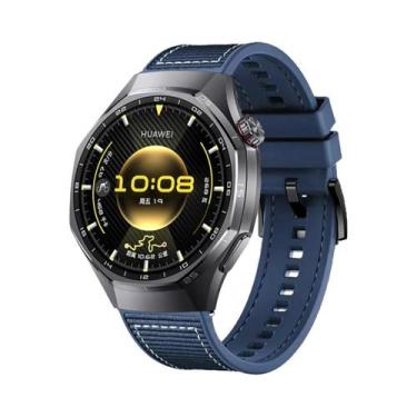 Imagem de Pulseira De Nylon E Silicone De 22mm Para Huawei Watch GT6 5 4 pro 46m