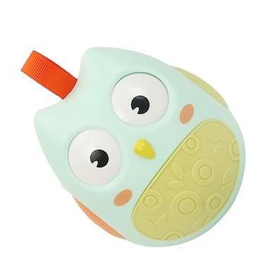 Imagem de aqxreight Coruja Wobbler Som Claro Som Claro Educacional Precoce Estabelecer Equilíbrio Treinamento Grip Linda Coruja Em Forma de Wobbler Rosa desde Cedo e 3 Anos de Idade para Oscilação Fofa, um