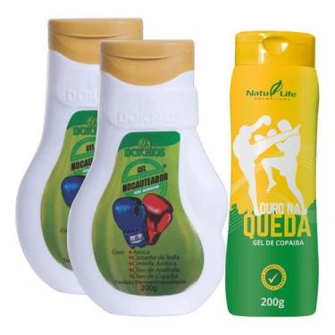 Imagem de 2  Gel Nocauteador Dokmos + Gel Massageador Duro na Queda com Óleo de 