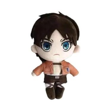 Imagem de Brinquedos De Pelúcia Kawaii Attack on Titan, Levi, Eren, Mikasa, Pres