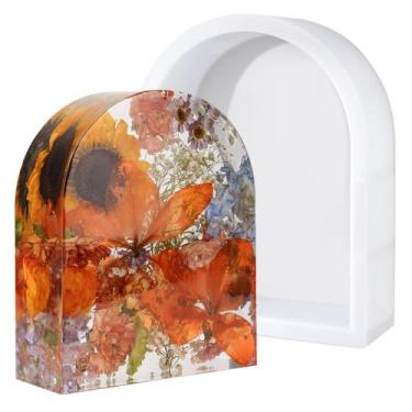 Imagem de Molde de resina de silicone Wisedry 25x20x7,5cm com suporte acrílico