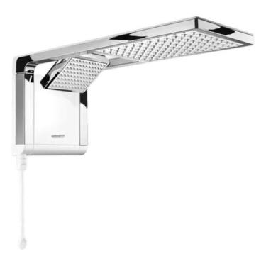 Imagem de Chuveiro Acqua Duo Branco e Cromado 220V/7800W - LORENZETTI, Branco e 