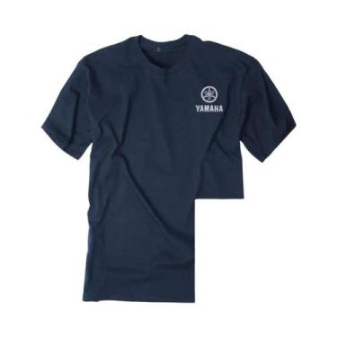 Imagem de Camiseta Casual De Algodão Retro Masculina Yamaha Verão Moda De Rua Ma