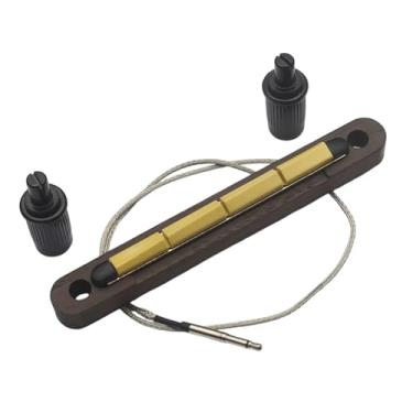 Imagem de Milageto Captador Piezoelétrico para Instrumentos Musicais, Acessório de Substituição para Captadores Profissionais Robustos E Leves para Baixo, com Conector D, 4 Cordas