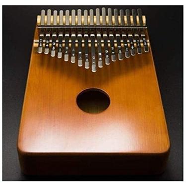 Imagem de Lss9azznmm 17 teclas kalimba piano portátil Mbira Sanza corpo de madeira, presente para crianças adultos iniciantes profissionais (cor: 1) (1) (1)