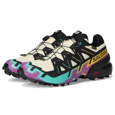 Imagem de Salomon Tênis feminino Speedcross 6, Amarelo transparente/preto/cachoeira, 36