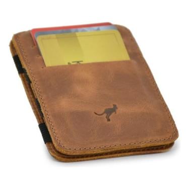 Imagem de Carteira Mágica 100% Couro Legítimo para cartões,cnh,cédulas - Ello Gr