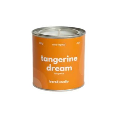 Imagem de Vela Aromática Tangerine Dream, Tangerina, Cera Vegetal, Feita à Mão, Pavio de Algodão, Essência Premium