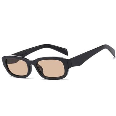 Imagem de Óculos de Sol UV400 - Armação Pequena em Cor Jelly, Estilo Punk, para Homens e Mulheres, Esportes ao Ar Livre, Corrida e Ciclismo, Preto e Claro