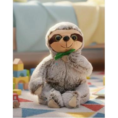 Imagem de Pelúcia Bicho Preguiça Brinquedo Fofo Divertido E Encantador Bege - Ge