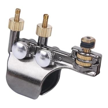 Imagem de Colaxi Afinador de cordas para Erhu, ferramenta multifuncional e fácil de instalar, em urheen, com capa de silicone para músicos iniciantes.